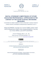 Competenţele de cetăţenie digitală ale viitorilor profesionişti în educaţie. Abordări în  contextul măsurilor de distanţare socială generate de răspândirea Covid-19
